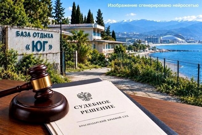 Базу отдыха «Юг» в Сириусе обязали снести из-за нецелевого использования земли